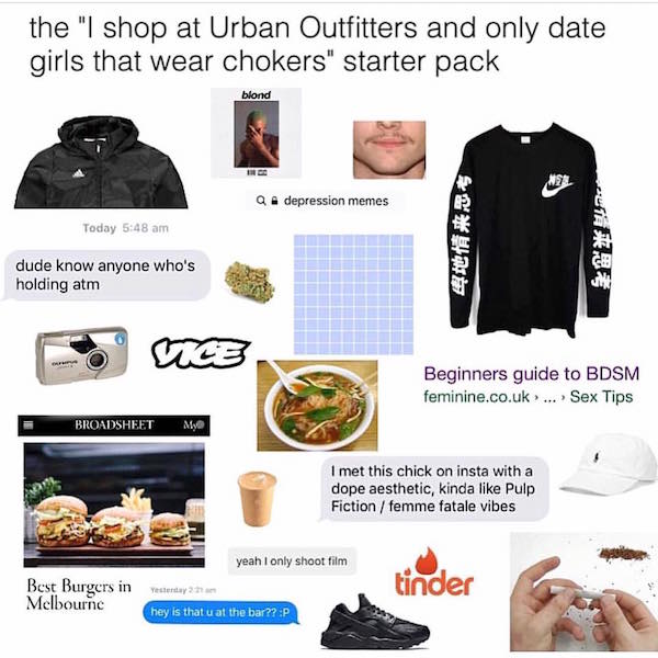 Starter Packs For Every Type of Dude