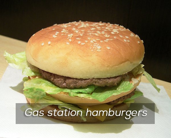 big mac sweden - Gas station hamburgers