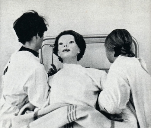 The story goes a little something like this: A Jane Doe is admitted to a hospital in the summer of 1972, and none of the nurses or doctors wish to attend to her because of her horrifyingly smooth mannequin-like appearance. Eventually, one brave doctor gets up the guts  to treat her after she’s been sedated, and she smiles, revealing sharp, pointed teeth. She proceeds to rip out the doctor’s throat and proclaim "I am God" before killing the rest of the staff and disappearing, never to be seen again.