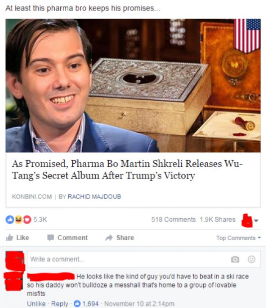 wu tang clan once upon a time - At least this pharma bro keeps his promises... As Promised, Pharma Bo Martin Shkreli Releases Wu Tang's Secret Album After Trump's Victory Konbini.Com By Rachid Majdoub Ou 518 Comment Top Write a comment He looks the kind o
