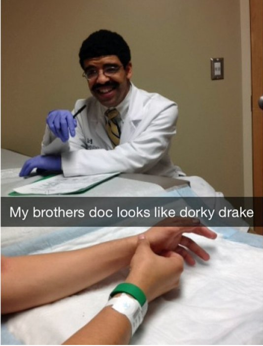 drake funny - My brothers doc looks dorky drake