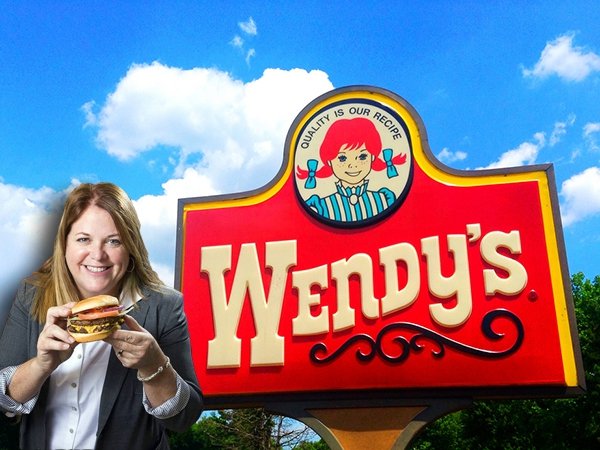 WENDY’S.
Founder Dave Thomas tested out all five of his children’s names before settling on Wendy (sorry, irrelevant other four kids), which was his daughter Melinda’s nickname. The little redheaded girl became the face of the restaurant and as an adult, the real Wendy can be seen in commercials promoting the brand.