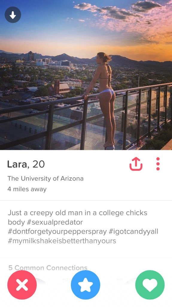 Creative Tinder bios will get you a long way