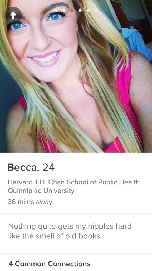 Creative Tinder bios will get you a long way