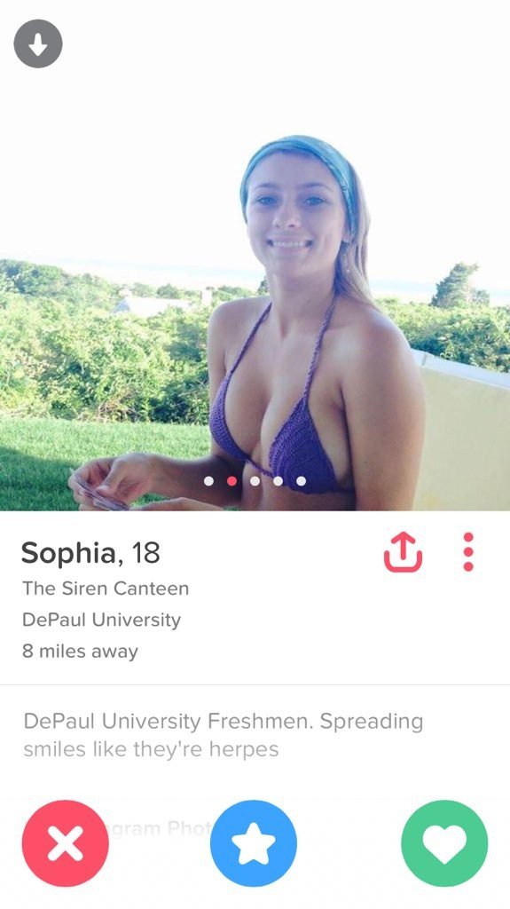 Creative Tinder bios will get you a long way