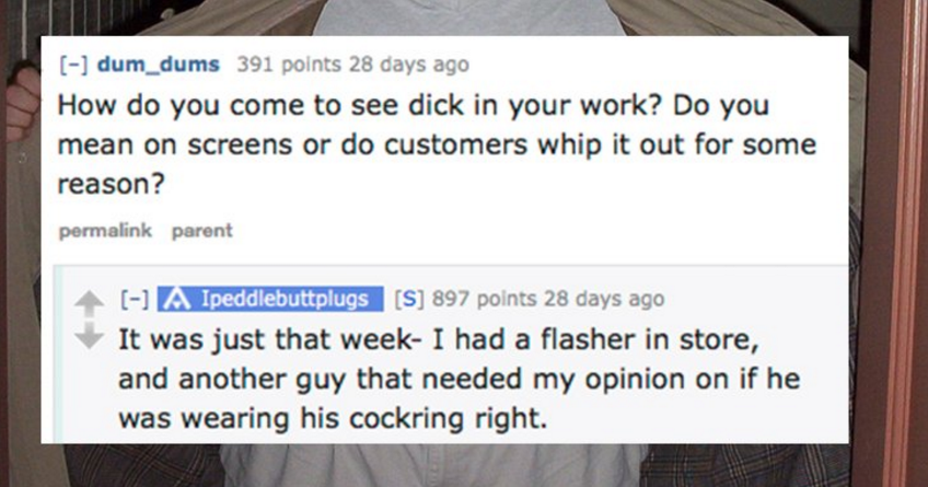 Things Learned From This Sex Shop Worker's AMA