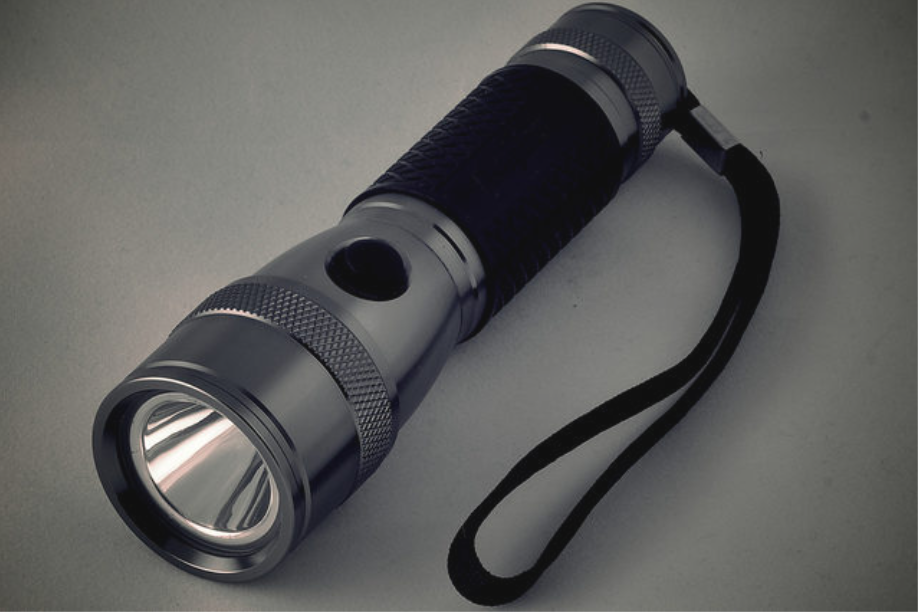 A flashlight could save your life from an attacker. A powerful flash of light to the eyes can work just as effectively as mace in the event of being mugged.