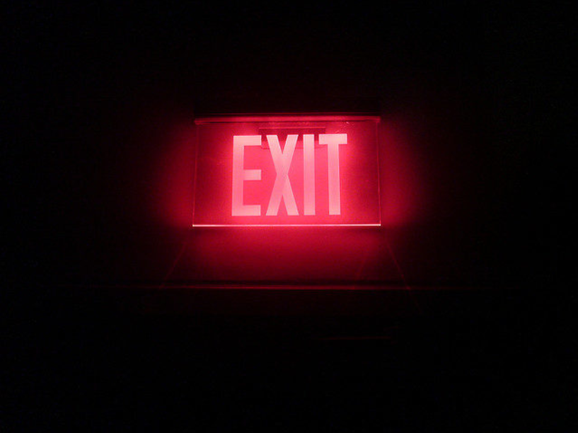 Find three exits no matter where you are. Look for at least three exits no matter where you are to stay ahead of potential dangers. Don't wait until you're already panicking to figure out how to escape.