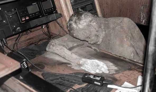 Mummified captain of a ghost ship that was found after 7 years