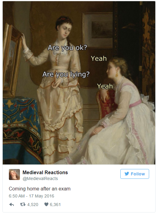 Times Twitter's 'Medieval Reactions' Described Your Life