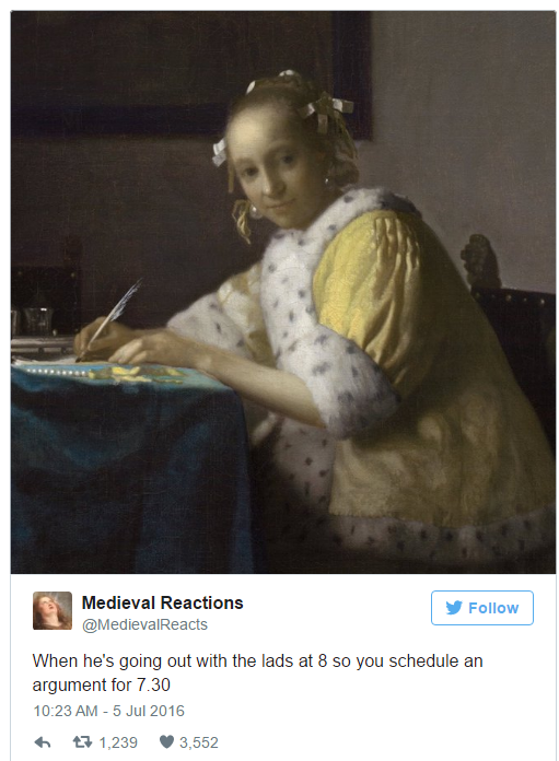 Times Twitter's 'Medieval Reactions' Described Your Life