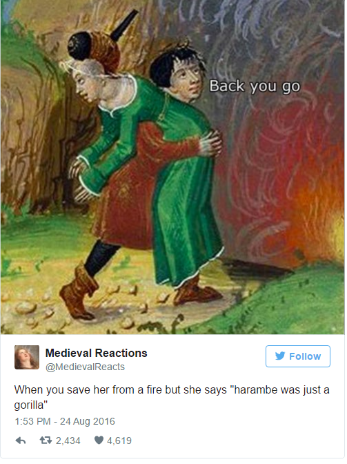 Times Twitter's 'Medieval Reactions' Described Your Life