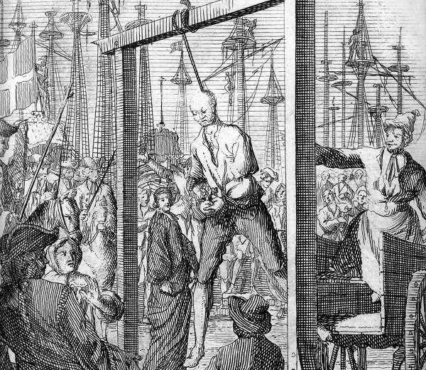 Hanging was the ultimate form of punishment for pirates. Pirates who were hung were often left out as a warning for other pirates to see. The hanging of a pirate was often a big public event.