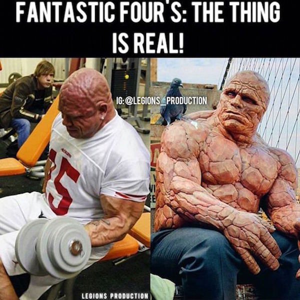 scrotum head - Fantastic Four'S The Thing Is Real! Ig Legions Production