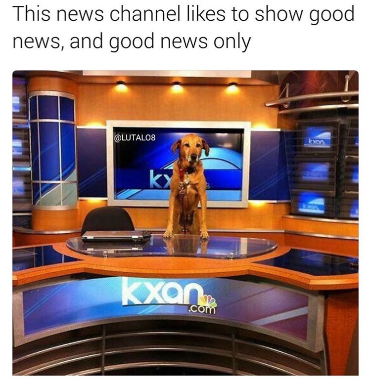 News - This news channel to show good news, and good news only kan .com