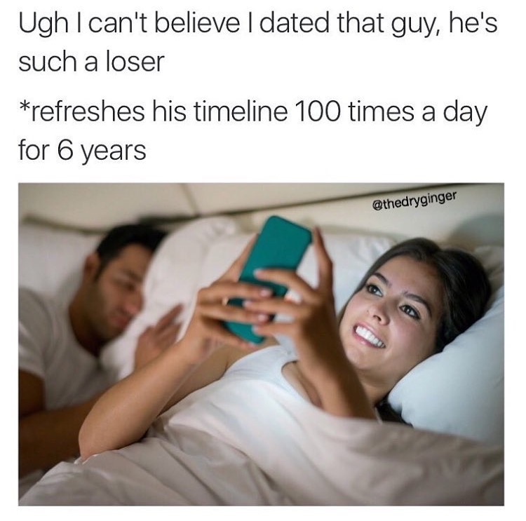 santa claus fuck meme - Ugh I can't believe I dated that guy, he's such a loser refreshes his timeline 100 times a day for 6 years
