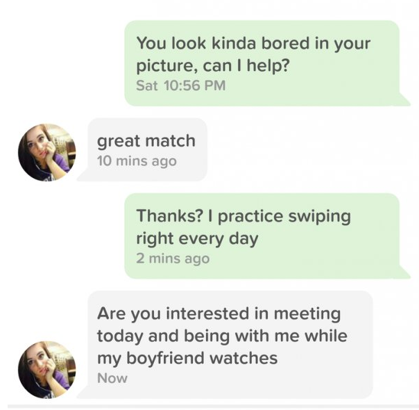 Tinder Conversations That Became Real Weird, Real Fast