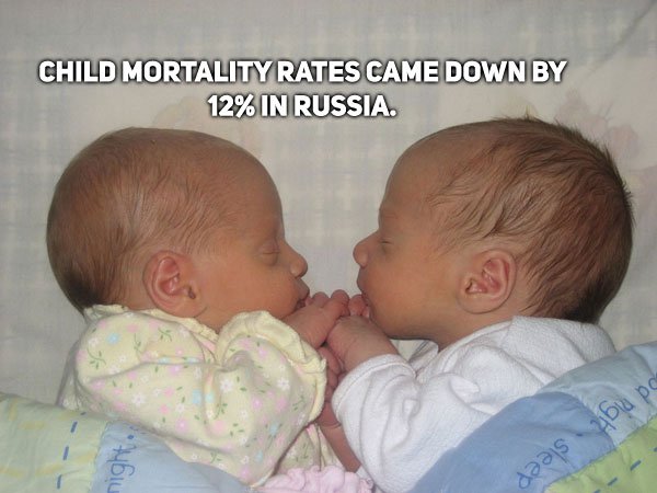 fraternal twins boy and girl - Child Mortality Rates Came Down By 12% In Russia. ds