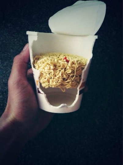If you rip off the packaging, you'll see that a cup of noodles is anything but.