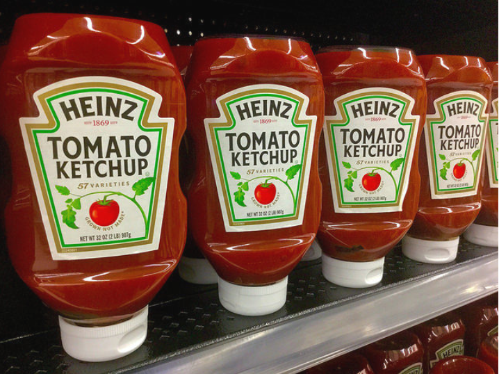 The USDA allows for up to 30 fruit fly eggs per 100 grams to be present in your tomato ketchup.