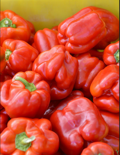 Red peppers contain more vitamin C than oranges.