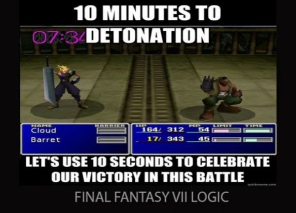 Video game logic is the gift that keeps on giving