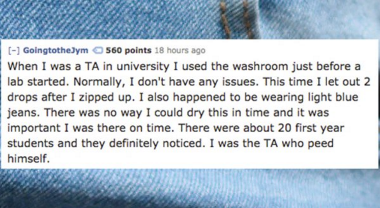 12 of the Most Embarrassing Things Teachers Have Done In Front of Their Class