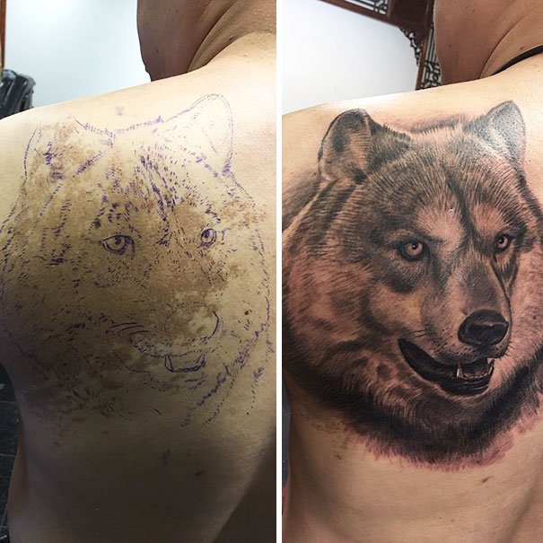 30 Unwanted birthmarks covered up with brilliant tattoos