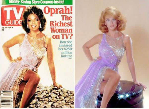 In 1989, TV Guide put television's celebrity-du-jour, Oprah Winfrey, on its cover. The picture was exactly the kind of thing that tends to sell magazines—it was friendly, saucy, and sparkly. What it wasn't, actually, was Oprah. In the days before Photoshop became a widely used application, TV Guide had the talk show host's face grafted onto the body of '60s star Ann-Margaret. The magazine had not asked the permission of either woman before it went to publication.