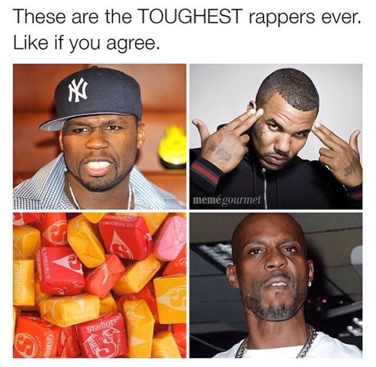 toughest rappers meme - These are the Toughest rappers ever. if you agree. memgourmet Mas bursi