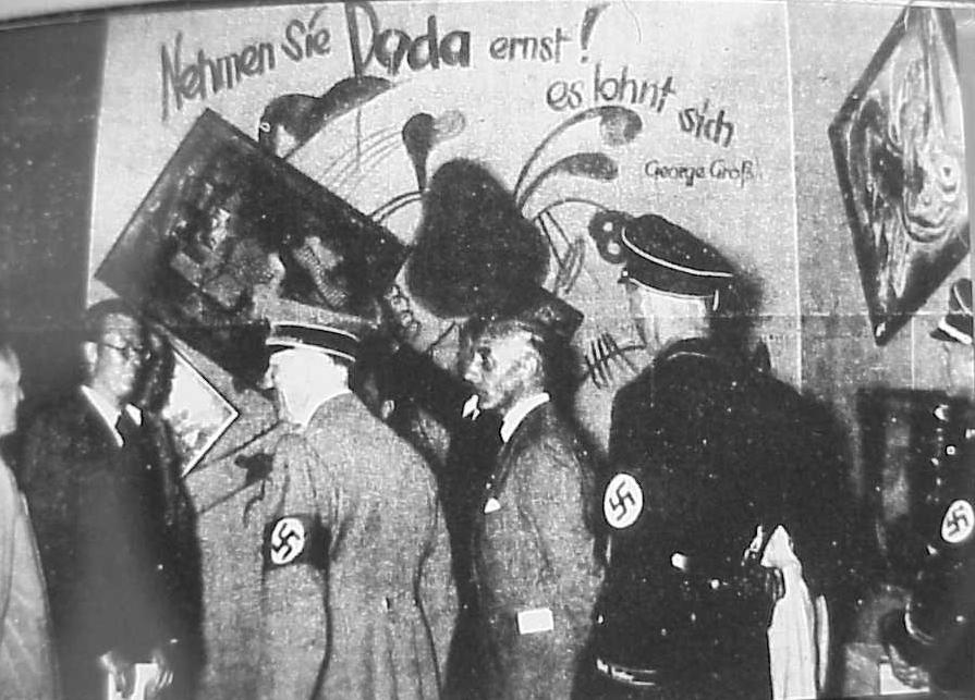In 1937 the Nazis held an exhibition of art you should dislike (“Degenerate Art”), the work of artists such as Ernst, Kandinsky, Mondrian, and Picasso.