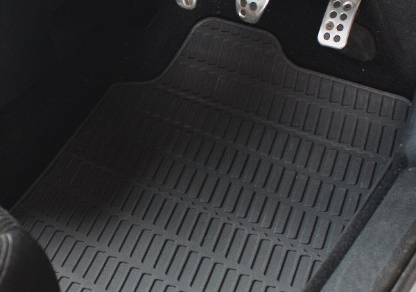 Placing your floor mats under stuck tires can also help get you out of some snow.