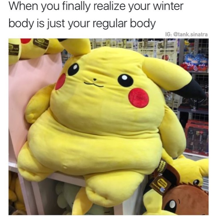 memes - absolute unit - When you finally realize your winter body is just your regular body Ig .sinatra