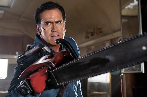 “A buddy of mine was having a smoke outside a bar near Detroit, when Bruce Campbell strolls by. It’s a little after 1 am and he’s wearing ray ban shades. One of his friends sheepishly asks “Excuse me, are you Bruce Campbell?”. Bruce stops, tips his sunglasses, and responds with “Well, someone’s gotta be”.”