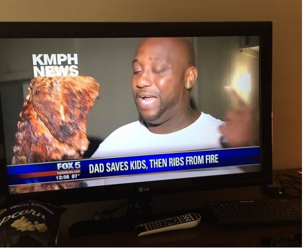 man saves kids then ribs - Kmph News de Dad Saves Kids, Then Ribs From Fire