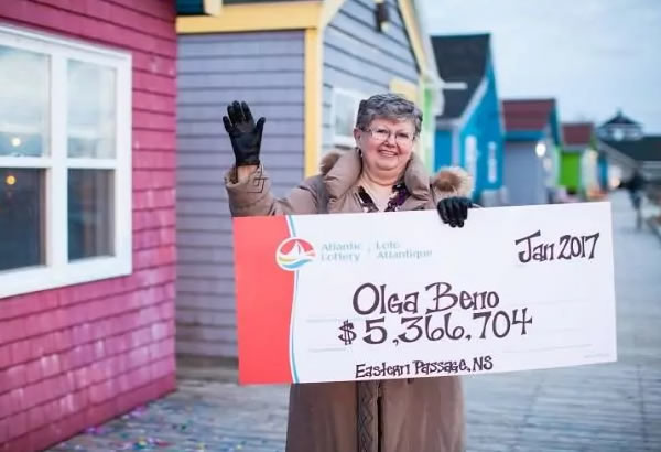 A Canadian woman is celebrating the New Year in style after winning millions with numbers she saw in a dream 28 years ago. Olga Beno's dream came true after she scooped $5.3 million jackpot in the Atlantic Lottery draw on December 28, 2016.

The Nova Scotia native explained how she dreamt a set of lottery numbers in May 1989 and stuck with them over the next two decades.

Beno didn't realize she had won the huge prize until 48 hours after the draw when she spotted the numbers in a newspaper as she spoke to her sister on the phone.