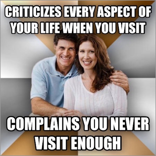meme - ireland - Criticizes Every Aspect Of Your Life When You Visit Complains You Never Visit Enough
