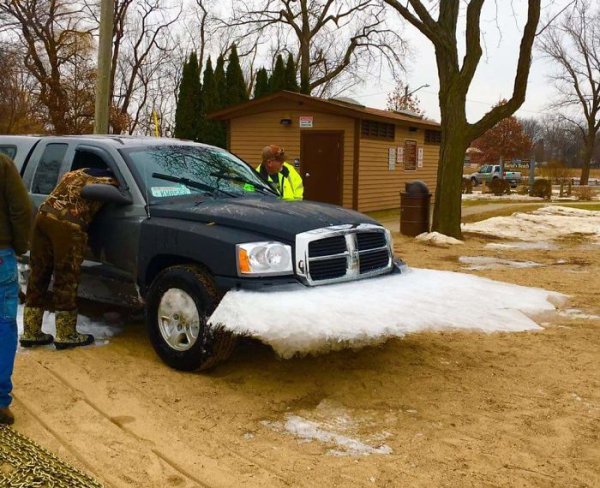 According to these cars, it’s f***ing freezing outside