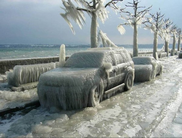 According to these cars, it’s f***ing freezing outside