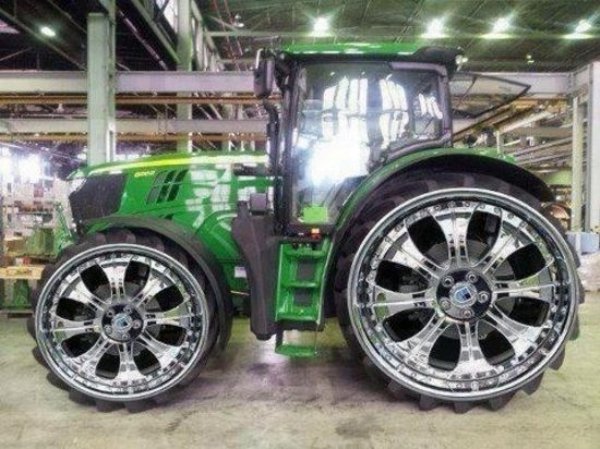 cool product tricked out tractor