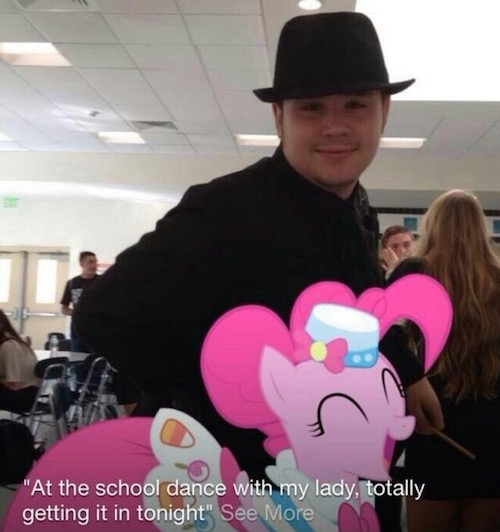 cringe guy - "At the school dance with my lady, totally getting it in tonight" See More