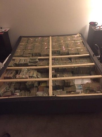 Authorities find nearly $20 million hidden inside of a mattress box spring