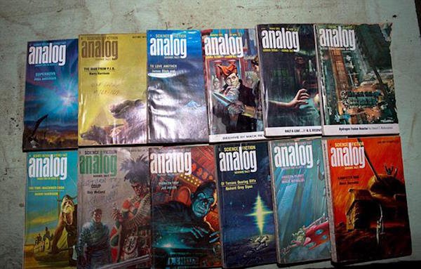 They also found many editions of the Analog Science Fiction and Fact Magazine, full of stories from the major Sci-Fi writers of the day. Definitely a must read when you’re trapped in a small cube with the rest of the world destroyed!