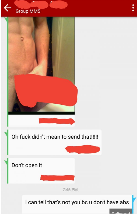 12 'Accidental' Dick Pics