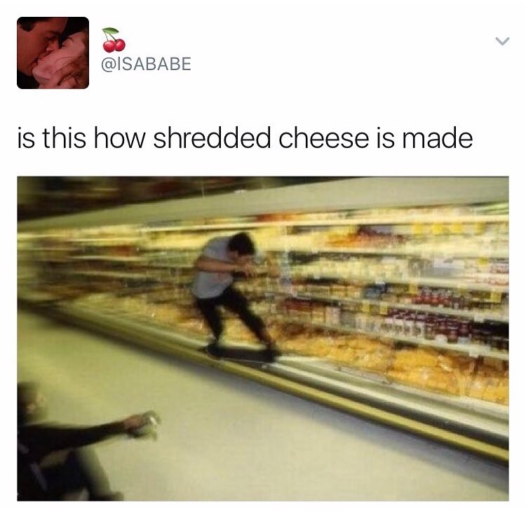 memes - shredded cheese is made - is this how shredded cheese is made