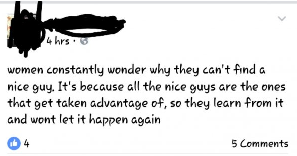 diagram - 4 hrs.o women constantly wonder why they can't find a nice guy. It's because all the nice guys are the ones that get taken advantage of, so they learn from it and wont let it happen again 5