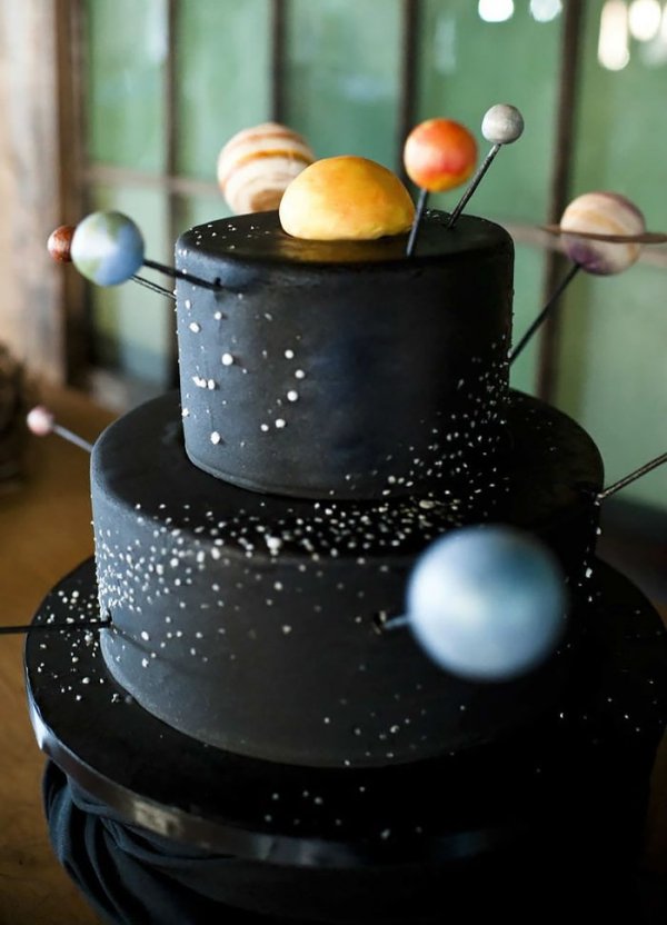 space themed cake