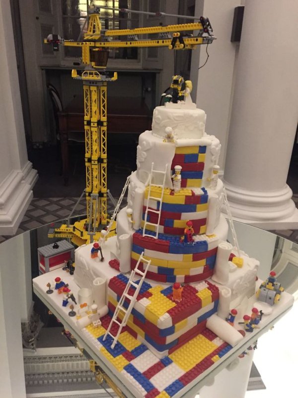 lego wedding cake