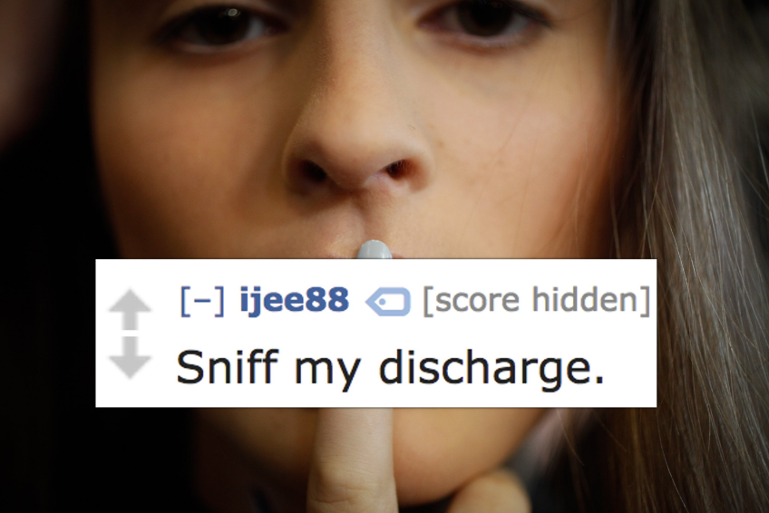lip - ijee88 score hidden Sniff my discharge.
