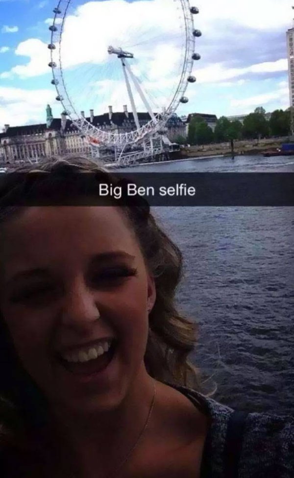 london eye - Big Ben selfie